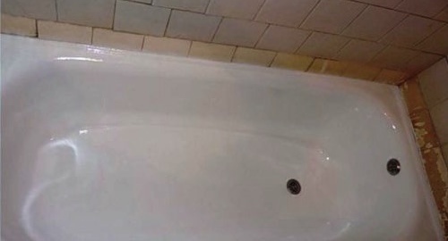 Реставрация ванны жидким акрилом | Радужный